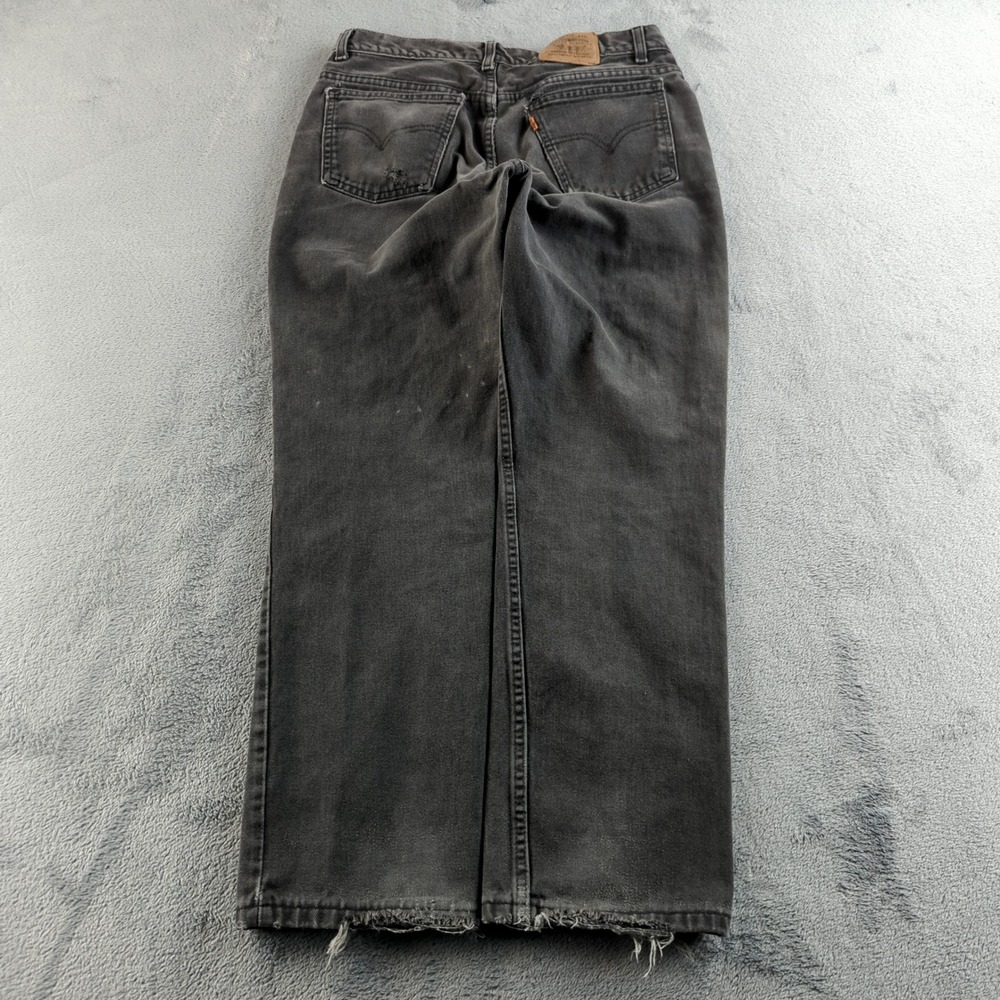 Vintage 90s Levis 34x30 (Fits 30x29) Black Faded Grunge Punk Skater Canada